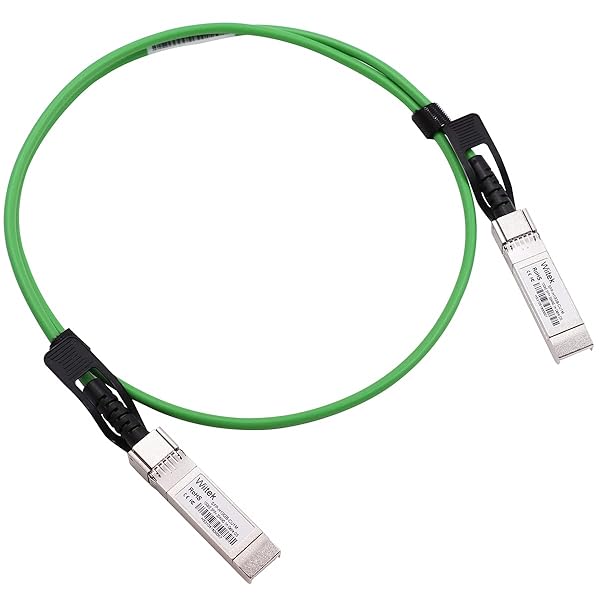 Wiitek Green 1m 10G SFP+ DAC Twinax Cable Compatible with Cisco Ubiquiti Juniper Mellanox Mikrotik Netgear Supermicro Open Source Switches - View 2 of 8