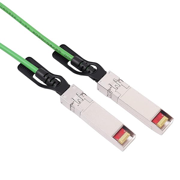 Wiitek Green 2m 10G SFP+ DAC Twinax Cable Compatible with Cisco Ubiquiti Juniper Mellanox Mikrotik Netgear Supermicro Open Source Switches - View 4 of 8