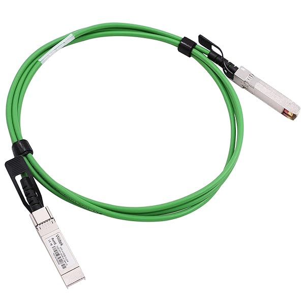 Wiitek Green 2m 10G SFP+ DAC Twinax Cable Compatible with Cisco Ubiquiti Juniper Mellanox Mikrotik Netgear Supermicro Open Source Switches - View 2 of 8