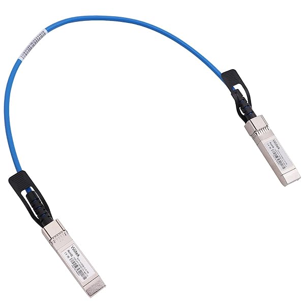 Wiitek Blue 0.5m 10G SFP+ DAC Twinax Cable Compatible with Cisco Ubiquiti Juniper Mellanox Mikrotik Netgear Supermicro Open Source Switches
