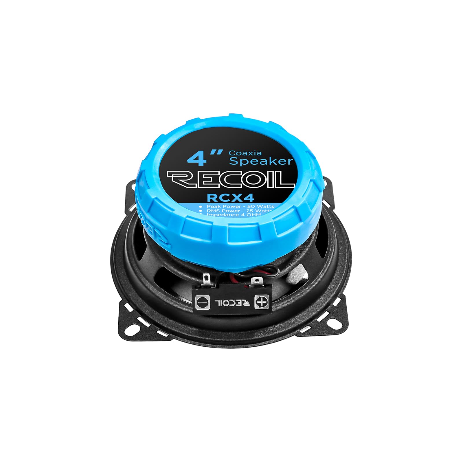 RECOIL RECOIL RCX4 Echo Series 4-Inch Car Audio Coaxial Speaker System - View 4 of 6