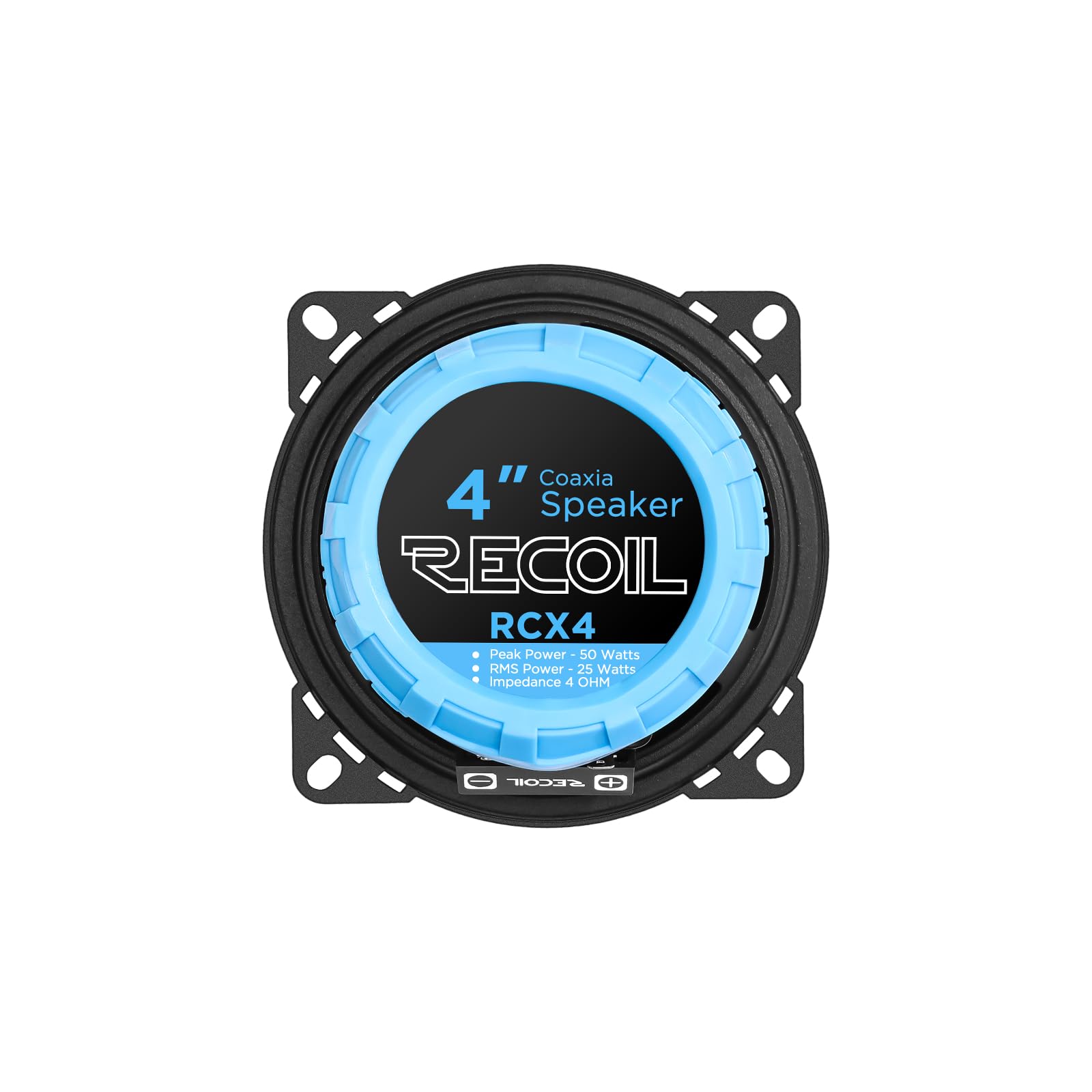 RECOIL RECOIL RCX4 Echo Series 4-Inch Car Audio Coaxial Speaker System - View 5 of 6