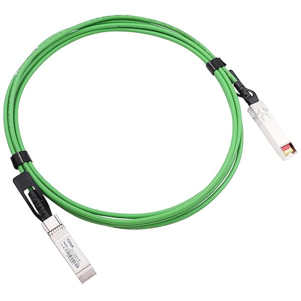 Wiitek Green 3m 10G SFP+ DAC Twinax Cable Compatible with Cisco Ubiquiti Juniper Mellanox Mikrotik Netgear Supermicro Open Source Switches - View 2 of 8