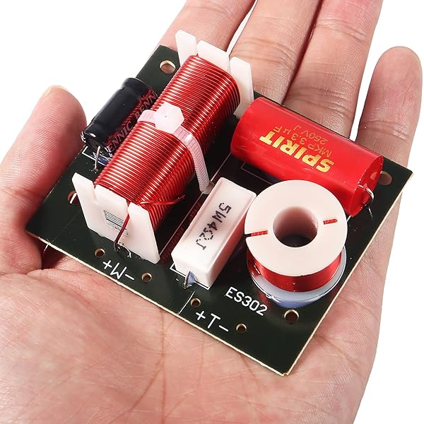ACEIRMC ACEIRMC 400W Speaker Frequency Divider 2 Way Hi-Fi Crossover Filters for Woofer and Tweeter Sound Quality - View 7 of 7