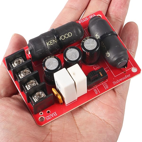 ACEIRMC ACEIRMC 200W Pure Bass Subwoofer Second Order Crossover Frequency Divider 2 Way Speaker Audio Filter for Enhanced Sound Quality - View 7 of 7