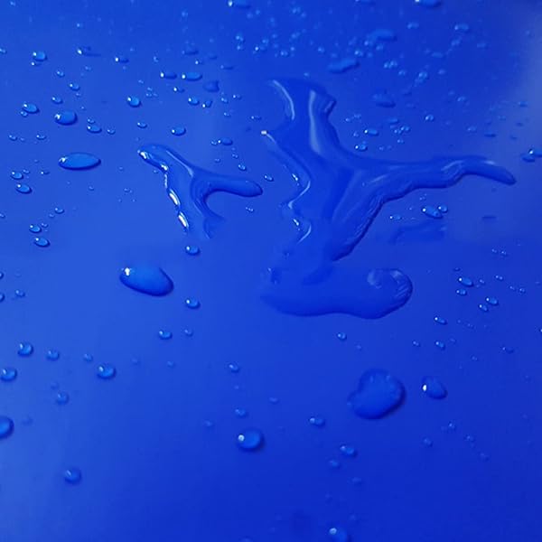 ELEBOX ELEBOX Blue Black Aquarium Background 2 Sides Fish Tank Wallpaper 12x32 Inch Ideal for Stunning Fish Backdrop - View 9 of 9