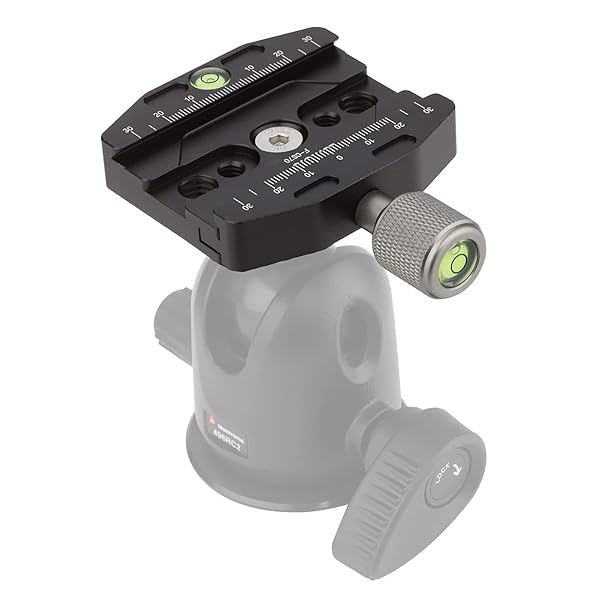 Leftfoto 70mm Arca-Swiss-Compatible Quick Release Clamp for Manfrotto rc2 Tripod Ball Head Replacement Adapter - View 4 of 5