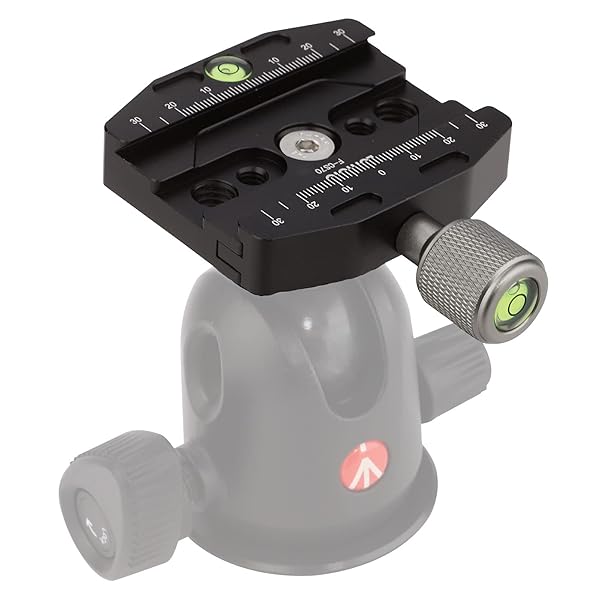 Leftfoto 70mm Arca-Swiss-Compatible Quick Release Clamp for Manfrotto rc2 Tripod Ball Head Replacement Adapter - View 5 of 5