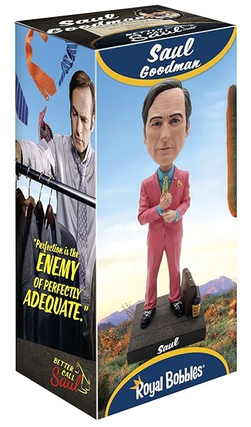 Royal Bobbles Royal Bobbles BCS Saul Goodman Bobblehead Collectible Figure for Fans and Collectors - View 6 of 6