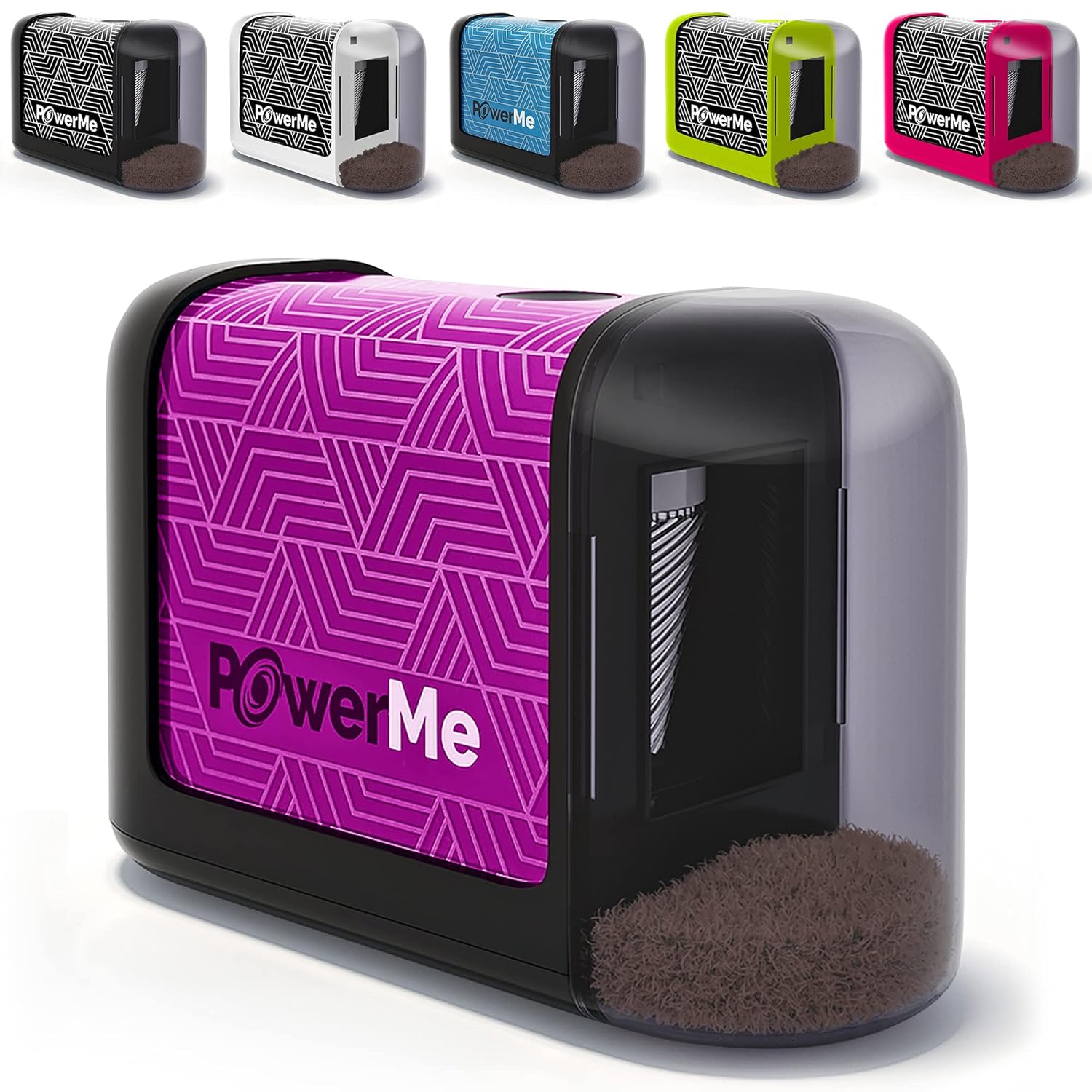 POWERME POWERME Electric Pencil Sharpener Battery Powered for Kids, School, Home, Office, Classroom, Artists Pencil Sharpener for Colored Pencils