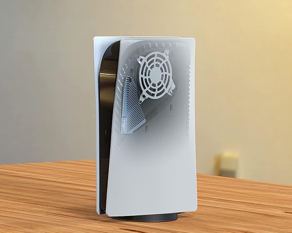 ElecGear ElecGear PS5 NVMe SSD Heatsink Solid Aluminum Cooler for Playstation 5 Internal PCIe M.2 NVMe 4.0 Gaming Memory with Thermal Pads - View 7 of 9