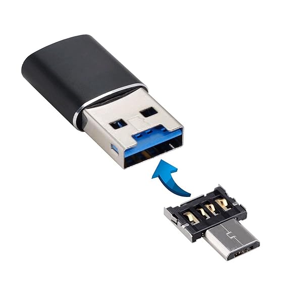 cablecc Cablecc USB 3.0 Micro SD SDXC TF Card Reader with Micro USB OTG Adapter for Tablet and Cell Phone - View 7 of 10