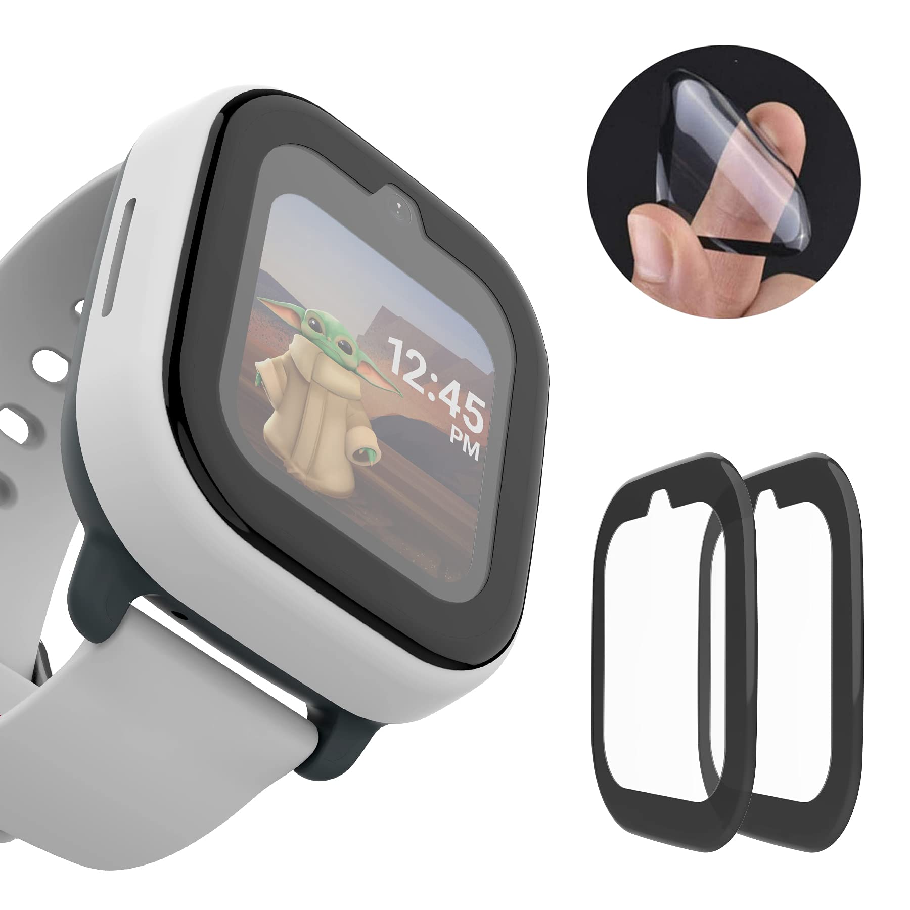 Soarking Soarking Screen Protector Full Covered for Verizon Gizmo Watch (Gizmo Watch 3 Disney Edition) - View 2 of 6