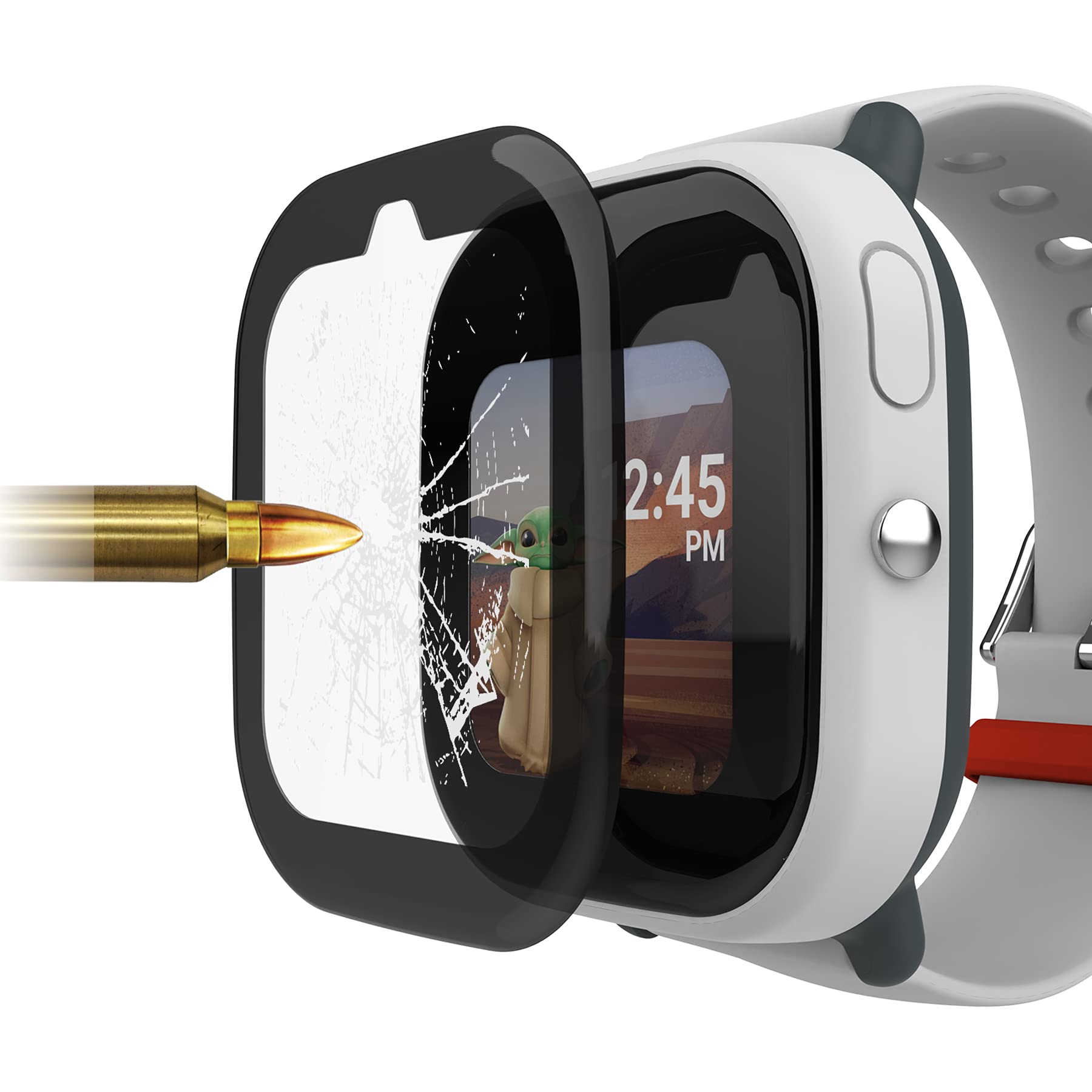 Soarking Soarking Screen Protector Full Covered for Verizon Gizmo Watch (Gizmo Watch 3 Disney Edition) - View 3 of 6