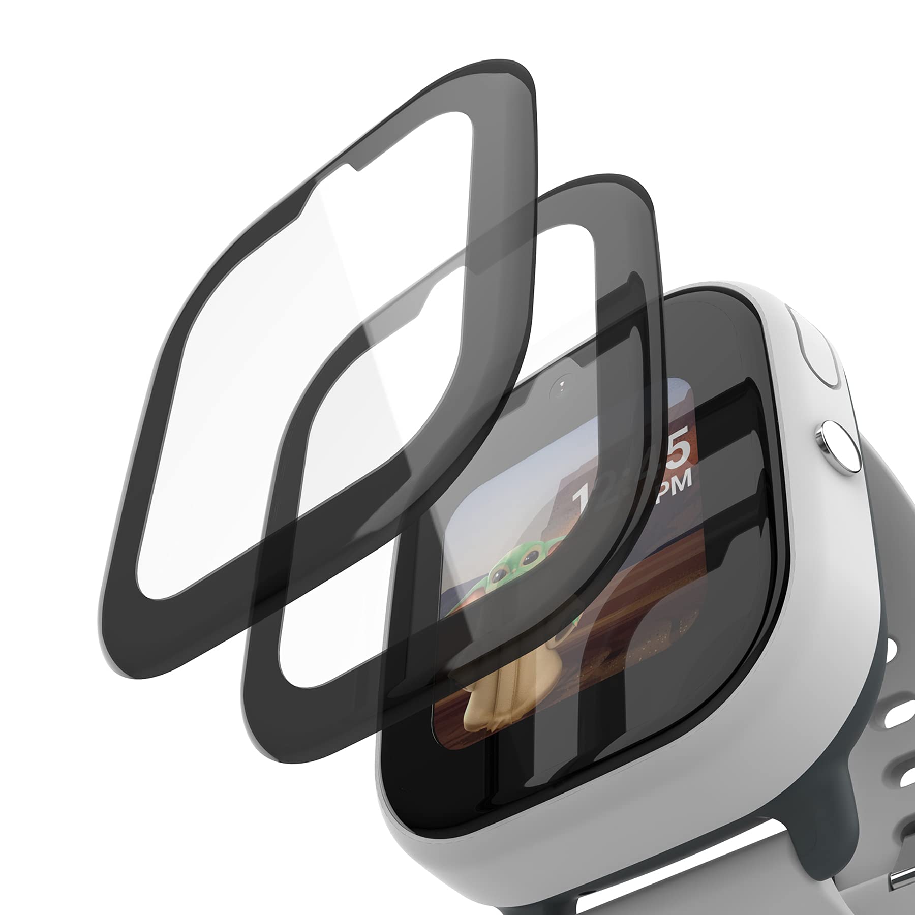 Soarking Screen Protector Full Covered for Verizon Gizmo Watch (Gizmo Watch 3 Disney Edition)