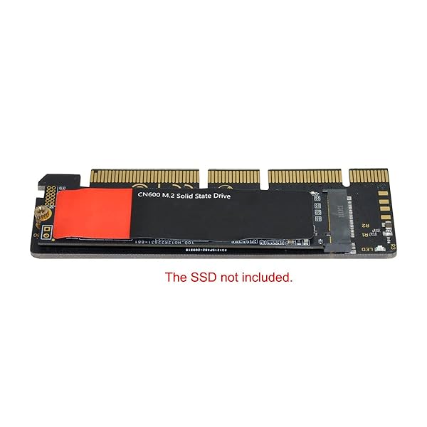 cablecc Cablecc NGFF MKey NVME M2 SSD to PCIE Express 3.0 16x X4 Adapter Black High Speed Performance - View 7 of 9