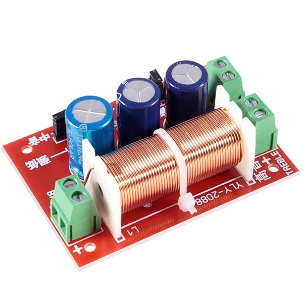 ACEIRMC Aceirmc 2Pcs 400W Adjustable Multi Speaker Treble Bass Audio Frequency Divider 2 Way Crossover Filters Bluetooth Updated Version - View 3 of 6