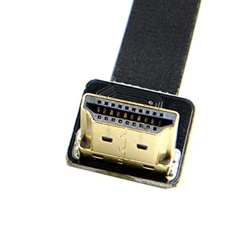 cablecc Cablecc CYFPV Dual 90 Degree HDMI Male to Male Flat Cable for FPV Multicopter Aerial Photography 10cm - View 7 of 9
