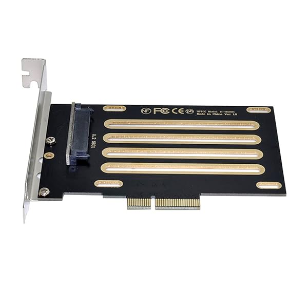 xiwai Xiwai PCI-E 3.0 x4 Lane to U.2 U2 Kit Host Adapter for Intel Motherboard and 750 NVMe PCIe SSD - View 2 of 10