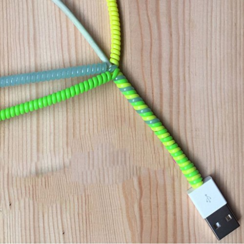 VizGiz VizGiz 7 Pack Wired Earbuds Cable Protector Headphones Strain Relief Cable Boot Spiral Sleeve Protective Cover Cord Saver for Apple EarPods in-Ear - View 2 of 8