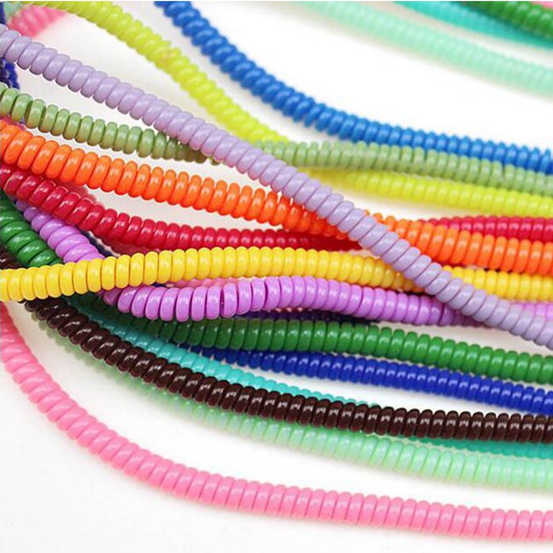 VizGiz VizGiz 7 Pack Wired Earbuds Cable Protector Headphones Strain Relief Cable Boot Spiral Sleeve Protective Cover Cord Saver for Apple EarPods in-Ear - View 4 of 8