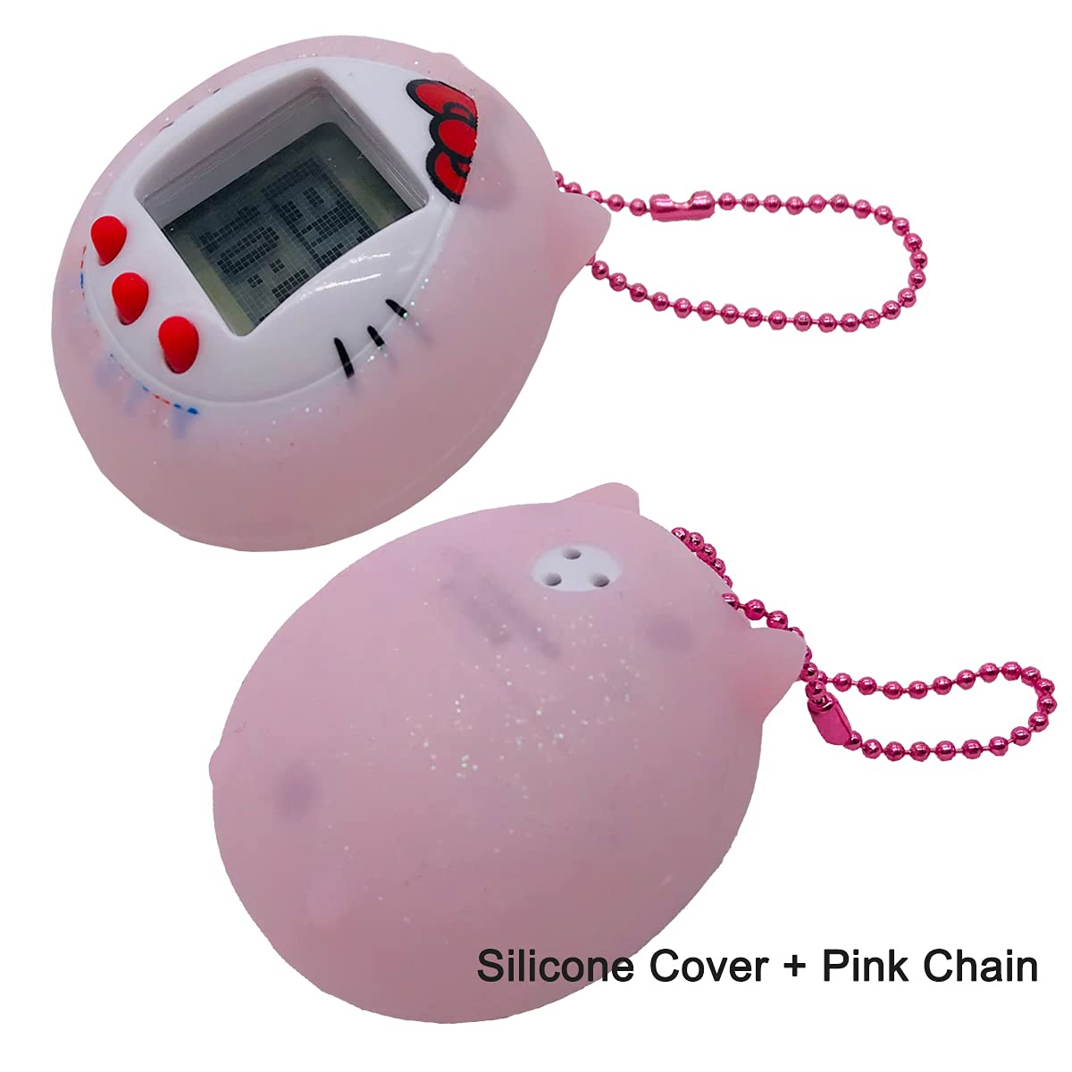 RAWECUD RAWECUD Protective Silicone Case Cover for Tamagotchi Hello Kitty 42892 42891 with Color Chain(Only Cover) (Blue) - View 3 of 5