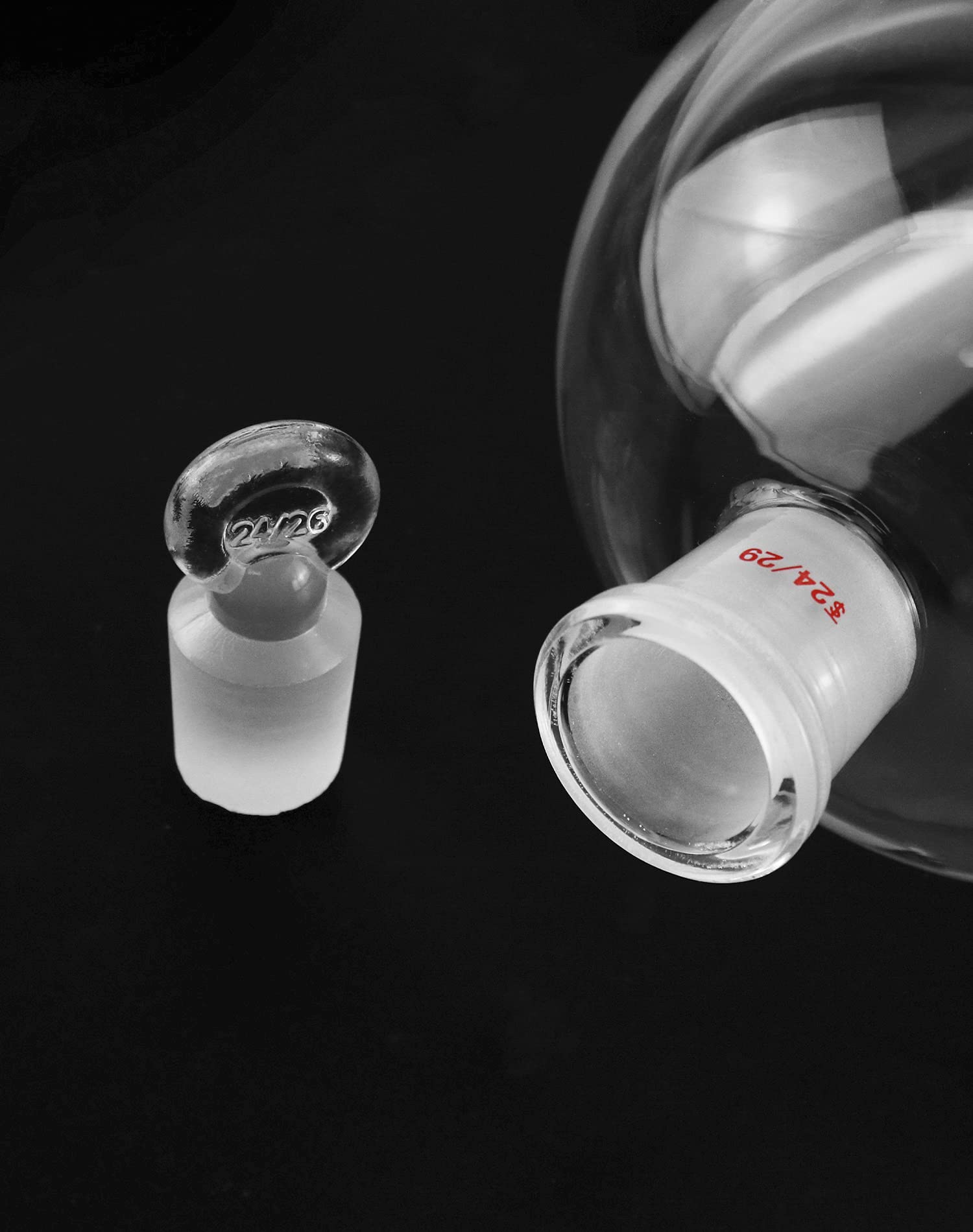 QWORK QWORK 1000ml Separating Funnel with 24 29 Joints and Stopcock - View 3 of 6