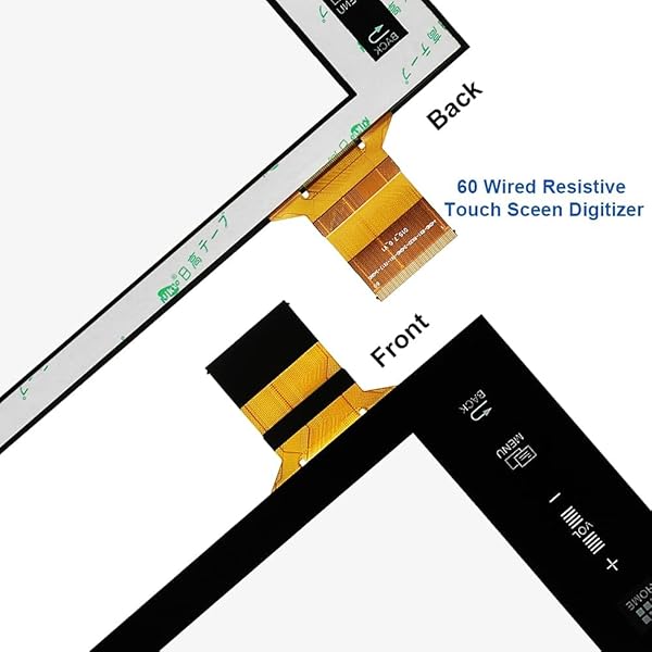 BENET 7 Inch Touch Screen Digitizer for Honda Accord Radio Navigation Display 2016 2017 - View 5 of 7