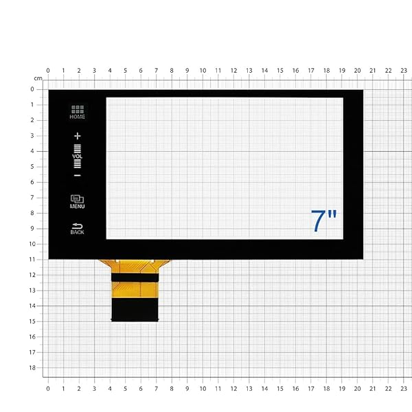BENET 7 Inch Touch Screen Digitizer for Honda Accord Radio Navigation Display 2016 2017 - View 6 of 7