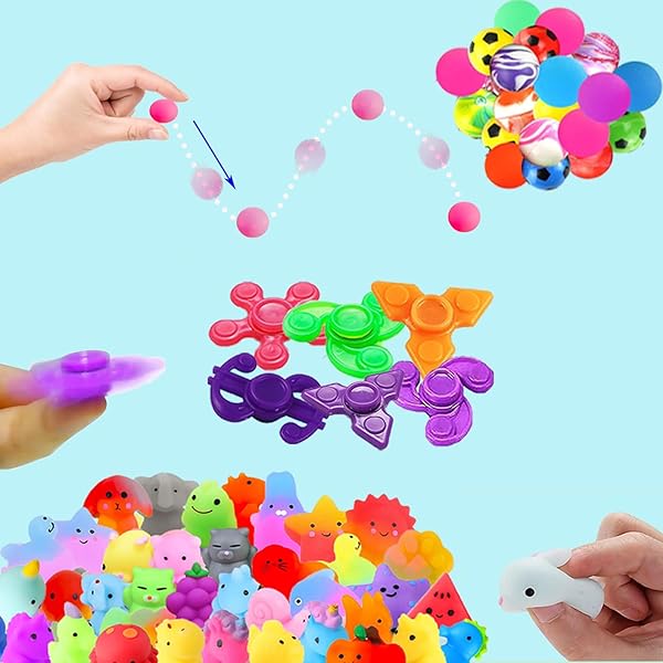 Beilunt 117 Pack Party Favors Toy Assortment Bundle for Kids Birthday Bag Fillers Carnival Prizes School Rewards Treasure Box Toys Goodie Bags Bulk - View 6 of 8