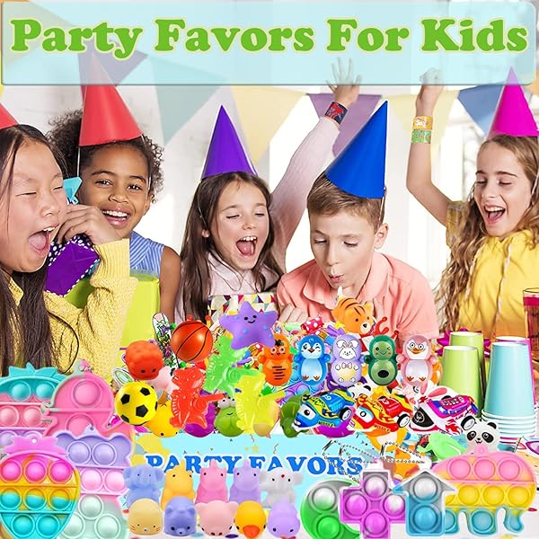 Beilunt 117 Pack Party Favors Toy Assortment Bundle for Kids Birthday Bag Fillers Carnival Prizes School Rewards Treasure Box Toys Goodie Bags Bulk - View 8 of 8