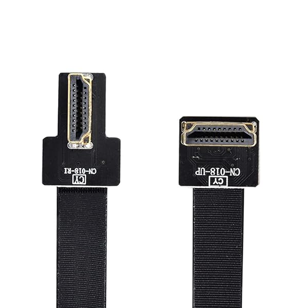 xiwai Xiwai 50cm Dual 90 Degree Right Up Angled HDMI Cable Male to Male for FPV HDTV Multicopter Aerial Photography - View 2 of 8