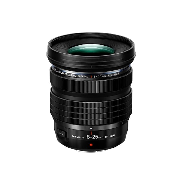 OM SYSTEM OLYMPUS M.Zuiko Digital ED 8-25mm F4.0 PRO Ultra Wide Zoom Lens for Micro Four Thirds Weather Sealed Design Compact and Versatile