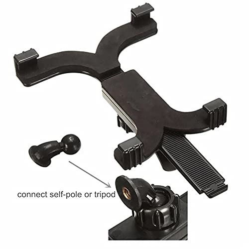 VizGiz VizGiz 2 Pack Ball Mount Adapter 1/4 inch to 17mm for Tripod Selfie Grip Stand Phone Tablet Clip Cradle Clamp Holder Black - View 3 of 9