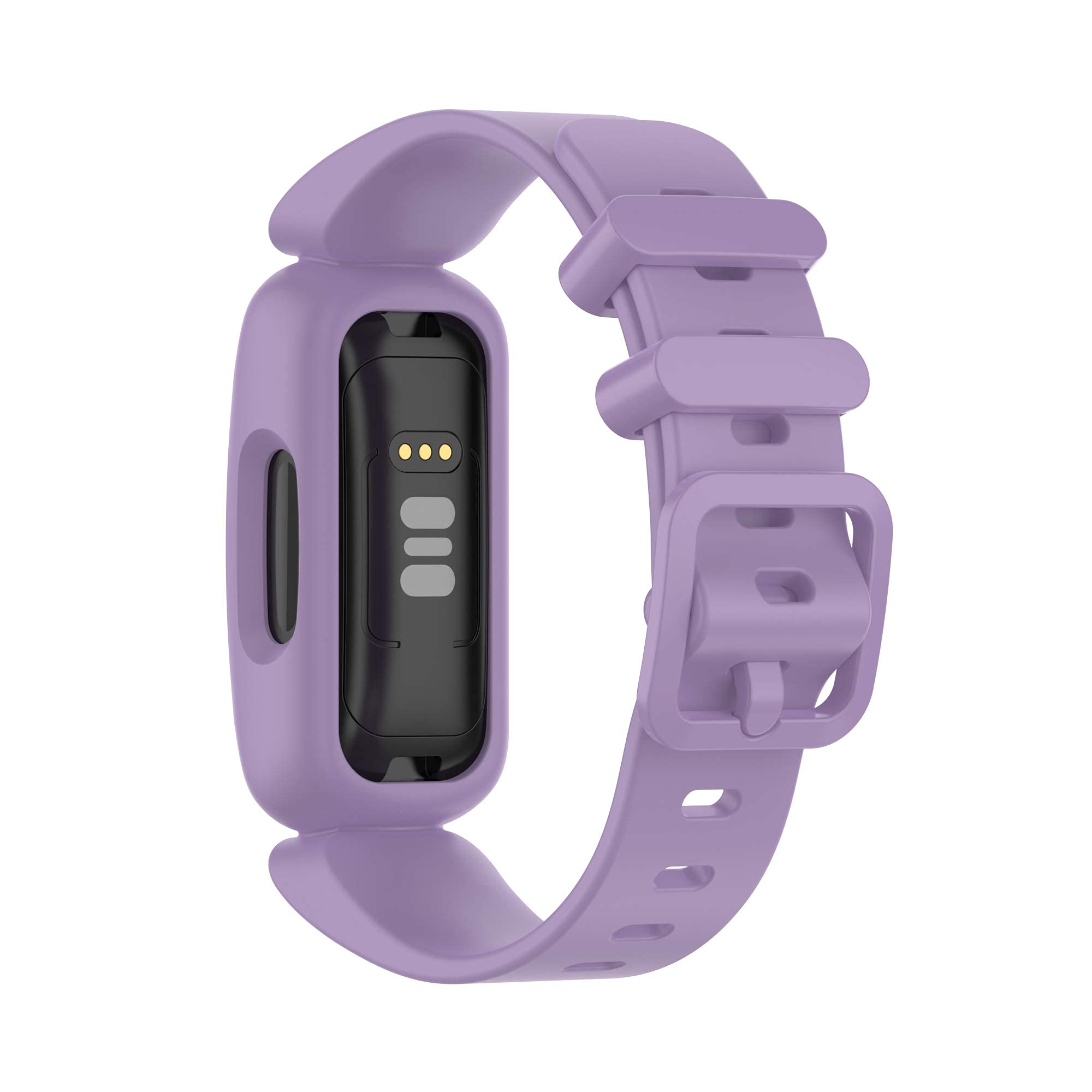 E ECSEM Replacement Smart Watch Bands Compatible with Fitbit Ace 3 Smart Watch,Soft Silicone Watch Wristband for Fitbit Ace 3(Pink+Purple+BrightRed) - View 3 of 9