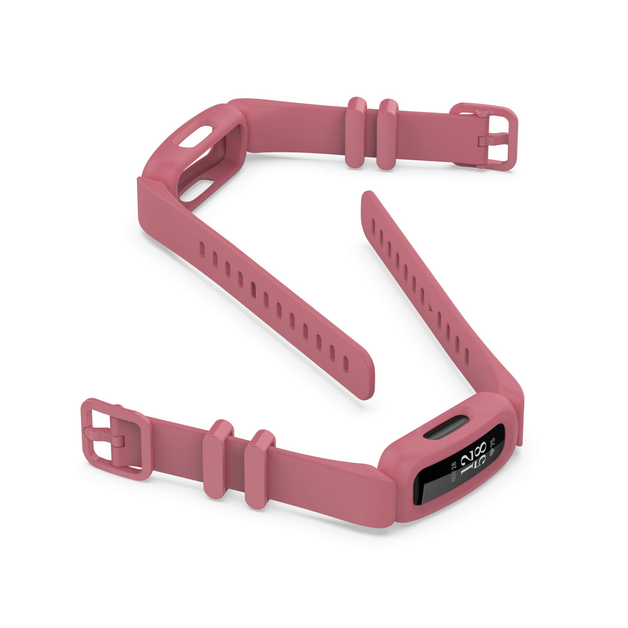 E ECSEM Replacement Smart Watch Bands Compatible with Fitbit Ace 3 Smart Watch,Soft Silicone Watch Wristband for Fitbit Ace 3(Pink+Purple+BrightRed) - View 9 of 9