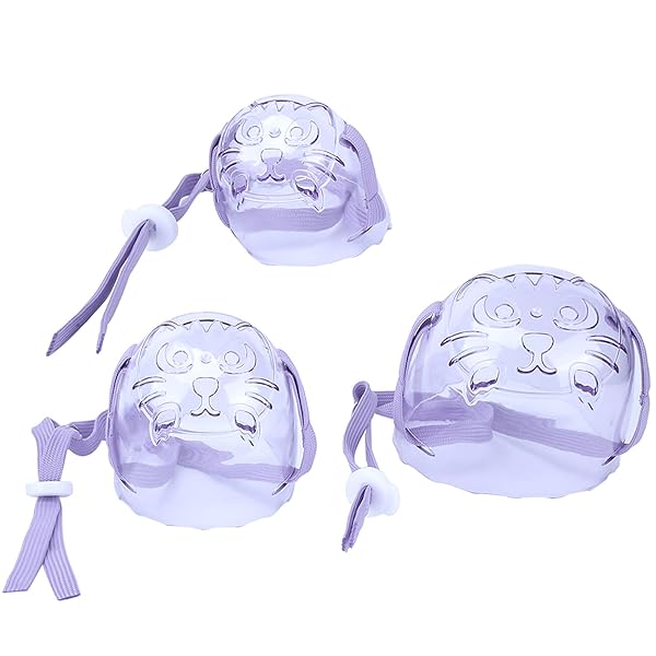 GLOGLOW Breathable Cat Muzzle Set 3pcs Anti Bite Mouth Cover for Training Chewing Barking Suitable for All Cats and Dogs - View 2 of 10