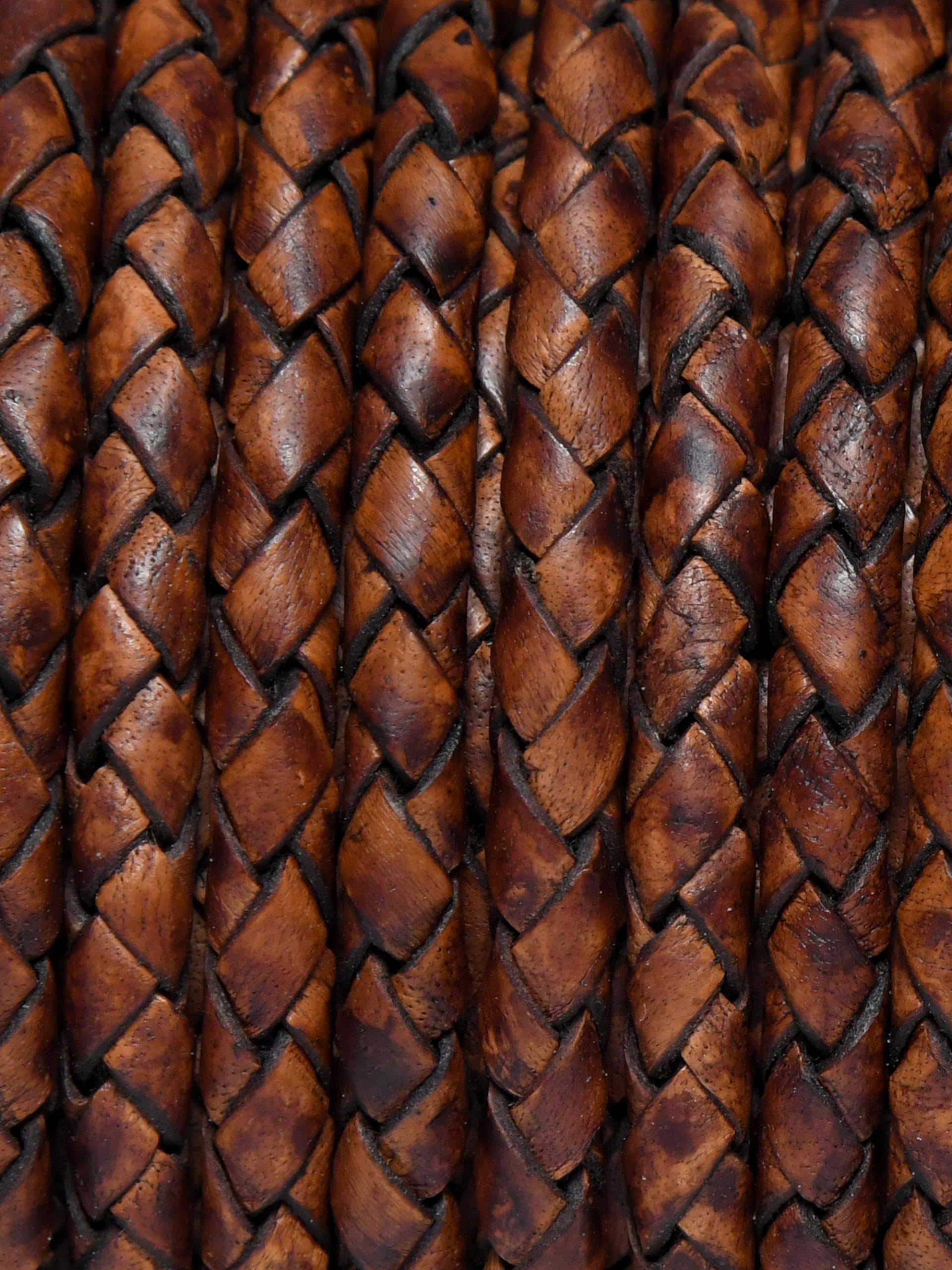 Cords Essentials Cords Essentials Round Braided Genuine Leather String Bolo Cord, Rope for Jewelry Making, Necklaces, Bracelets, Wraps, Crafts and Hobby Projects - View 3 of 4