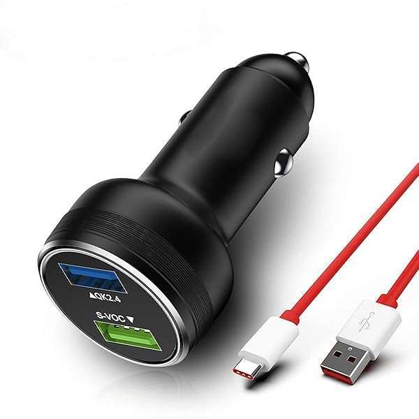 Weboyo Fast Charging Warp Charge 30W & 65W Car Charger for OnePlus 12, 11, 10, 9 Pro, Nord & More - Supervooc Dash Charge