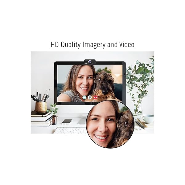 CODi CODi Aquila HD 1080P Webcam: High-Quality Fixed-Focus for Clear Video Calls - View 9 of 9