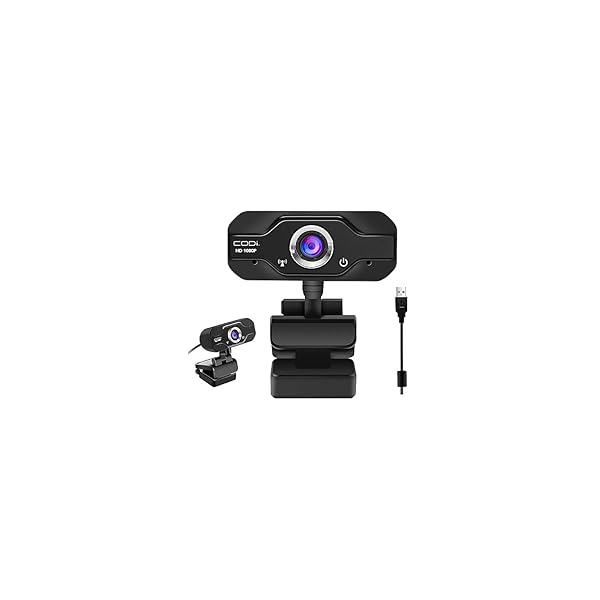 CODi CODi Aquila HD 1080P Webcam: High-Quality Fixed-Focus for Clear Video Calls - View 3 of 9