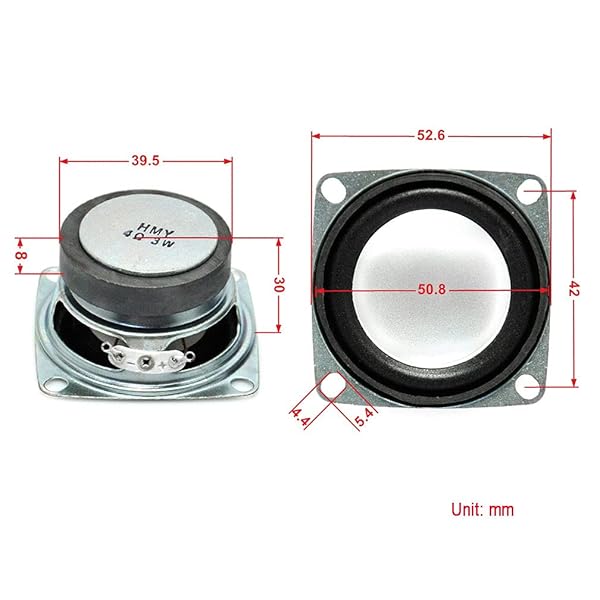 Gikfun Gikfun 2 Inch 4Ohm 3W Full Range Audio Speaker Stereo Woofer with 3.5mm Audio Cable and Volume Control DIY Kit EK1755 - View 3 of 7