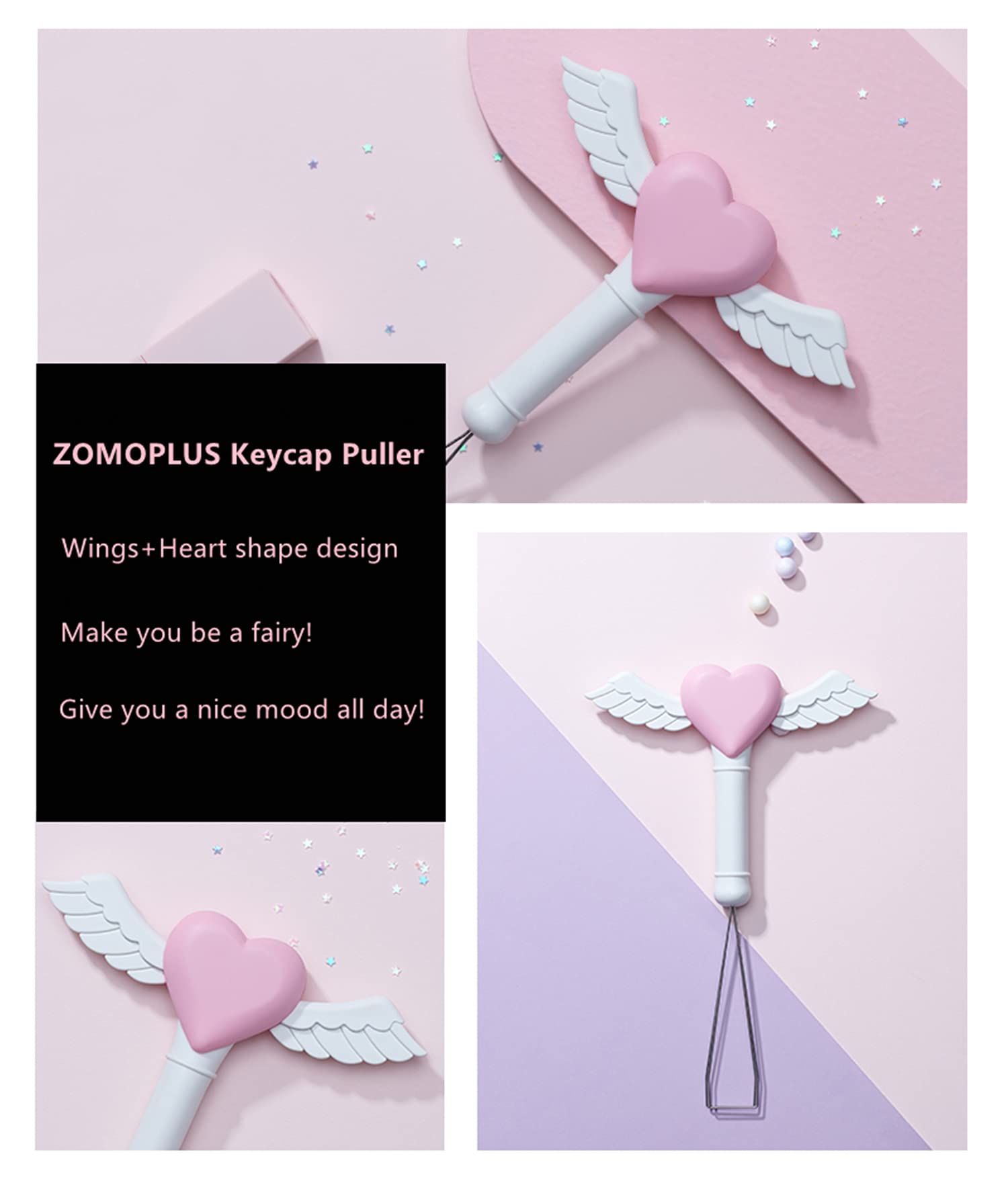 FKZ Keycap Puller Fairy Wand Custom Mechanical Keyboard Keycap Removal Tool for Cherry MX Gateron Outemu Kailh Switches DIY Accessory - View 6 of 9