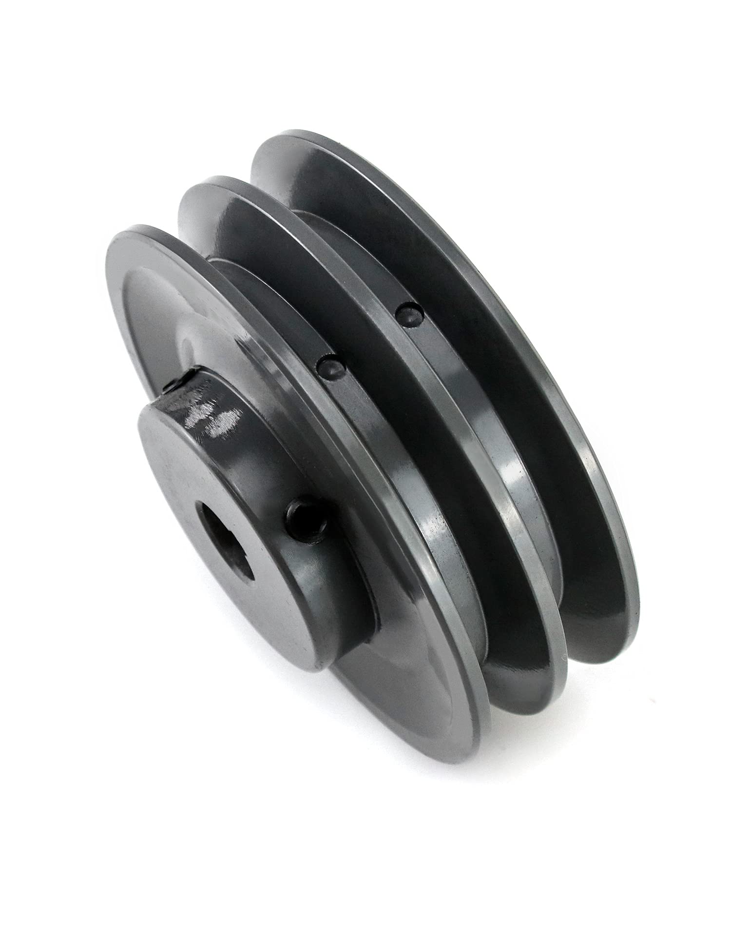 QWORK QWORK Double Groove Web Sheaves, 4.25"OD 5 8" Bore V-Belt Sheave for V-Belt,2AK4458 - View 4 of 6