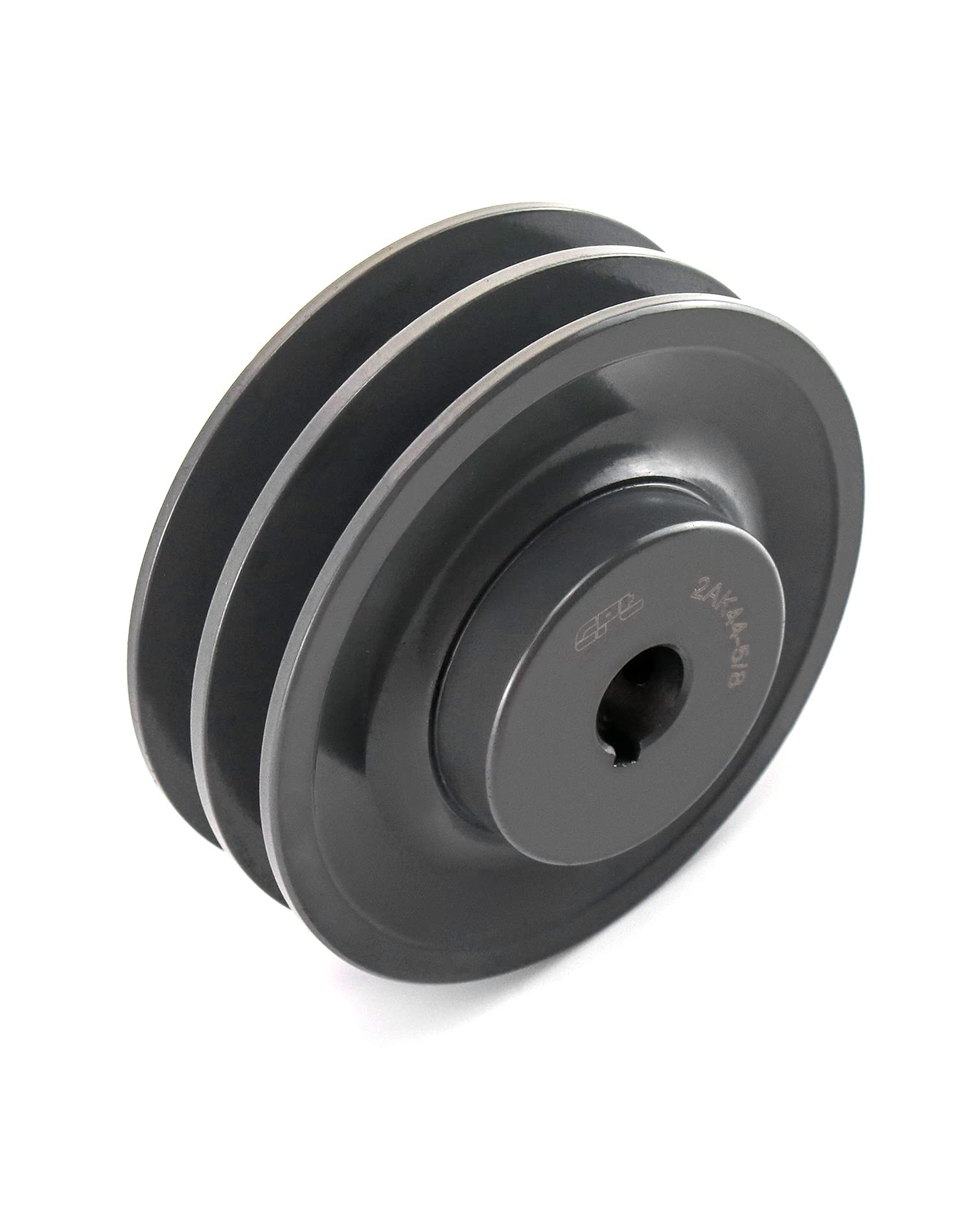 QWORK QWORK Double Groove Web Sheaves, 4.25"OD 5 8" Bore V-Belt Sheave for V-Belt,2AK4458 - View 6 of 6