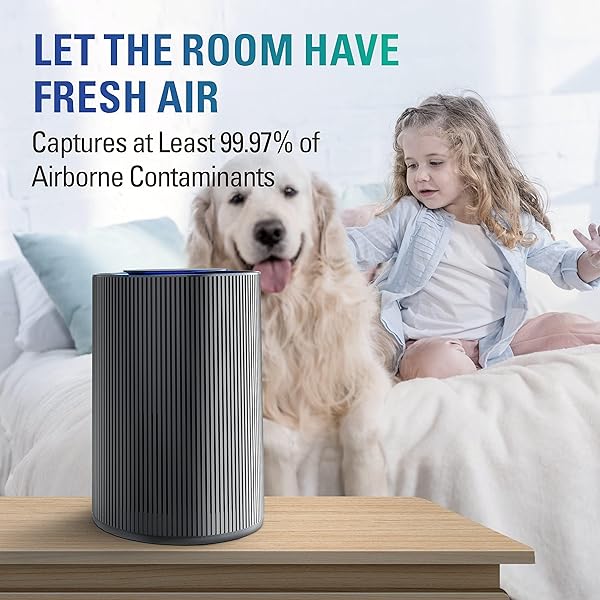 STEALTH STEALTH Air Purifiers Deep Black High Efficiency Odor Eliminator for Home and Office Clean Air Solution - View 6 of 8