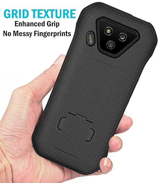 Nakedcellphone Kyocera DuraForce Ultra 5G UW Case with Kickstand & Belt Clip - Nakedcellphone Combo for Verizon E7110 - View 8 of 11