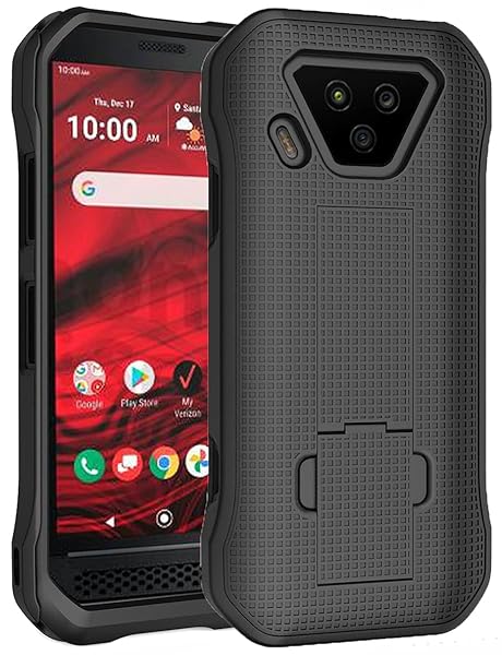 Nakedcellphone Kyocera DuraForce Ultra 5G UW Case with Kickstand & Belt Clip - Nakedcellphone Combo for Verizon E7110 - View 11 of 11