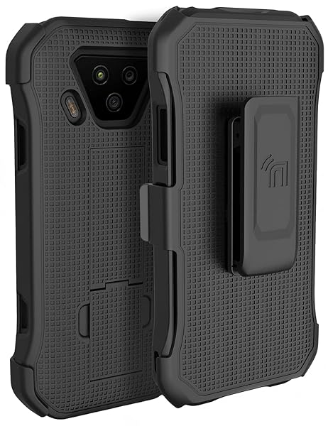 Nakedcellphone Kyocera DuraForce Ultra 5G UW Case with Kickstand & Belt Clip - Nakedcellphone Combo for Verizon E7110 - View 2 of 11