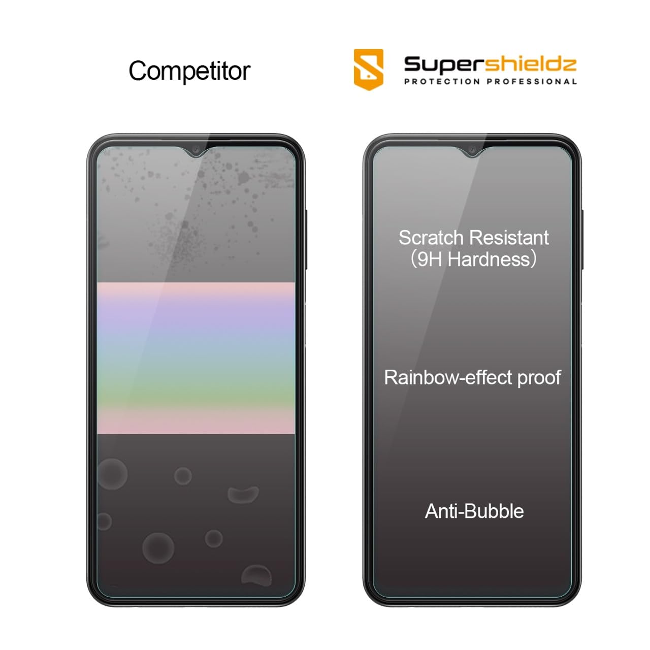 Supershieldz Supershieldz (2 Pack) Designed for Samsung Galaxy A32 5G (Privacy) Anti Spy Tempered Glass Screen Protector, Anti Scratch, Bubble Free - View 2 of 5